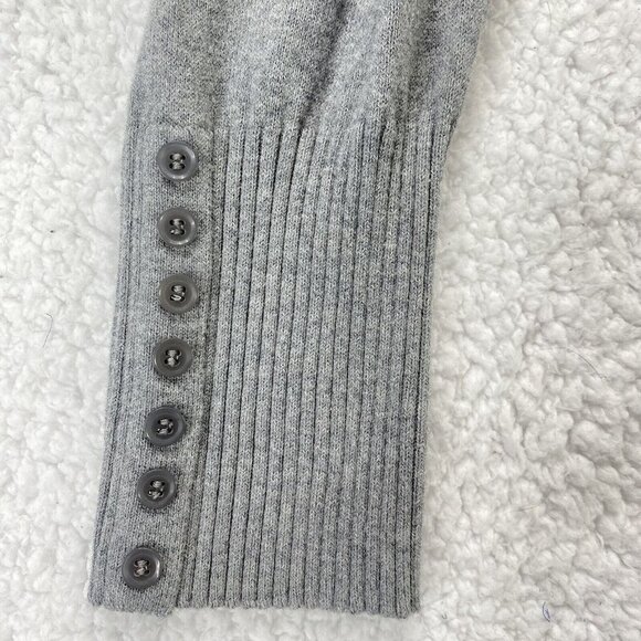 Vintage Lane Bryant Sweater Women's 18 20 Gray Long Sleeve Pullover V Neck Solid - Picture 2 of 8